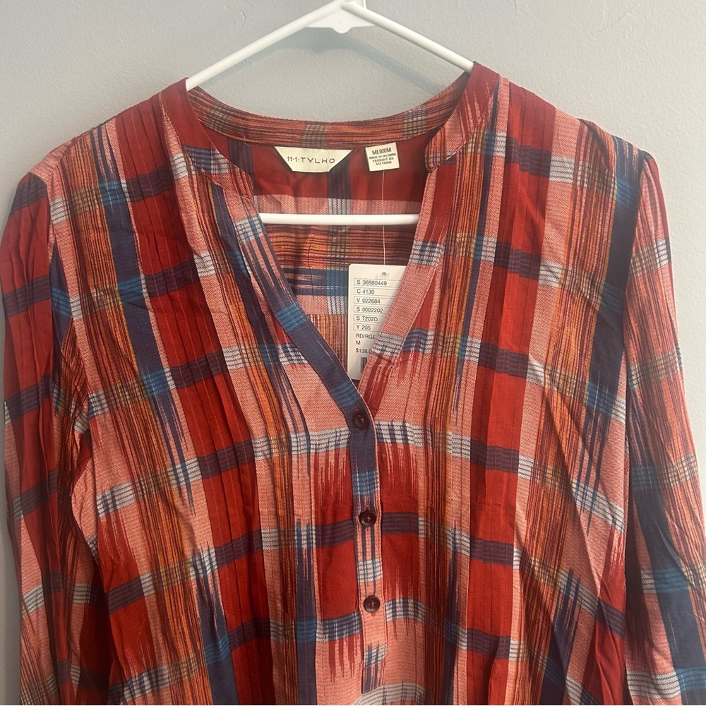 Sao Paulo Plaid Tunic Shirt Dress - Anthropologie - 11 Tylho - Picture 7 of 10